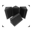 8 Pack Acoustic Foam Bass Trap Recording Studios Corner Wall 12" X 12" X 24" Bass Trap Kit