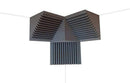 3 Pack Acoustic Foam Bass Trap 12"X 12"X 12" Studio Soundproofing Corner 1 Block 12"X 12"X 12"