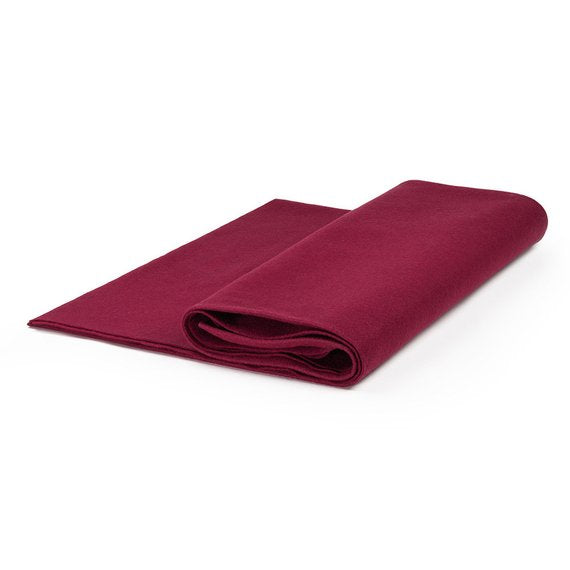Flic Flac - 72" Wide Acrylic Felt Fabric - Burgundy -  Sheet For Projects Sold By The Yard
