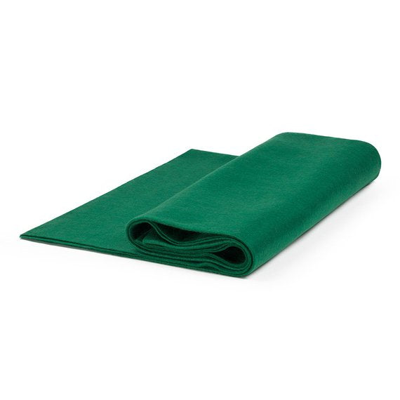 Flic Flac - 72" Wide Acrylic Felt Fabric - Emerald Green -  Sheet For Projects Sold By The Yard