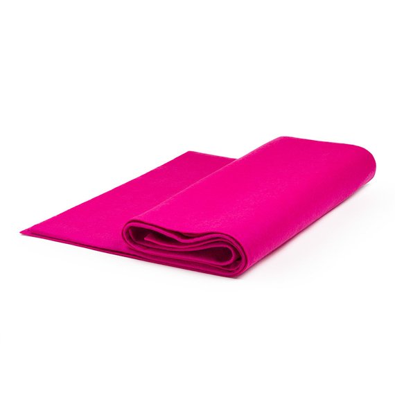 Flic Flac - 72" Wide Acrylic Felt Fabric -Fuschia -  Sheet For Projects Sold By The Yard