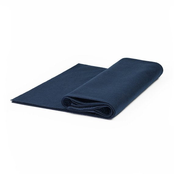 Flic Flac - 72" Wide Acrylic Felt Fabric - Navy Blue - Sheet For Projects Sold By The Yard