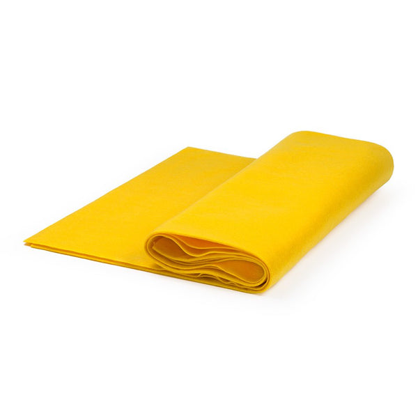 Flic Flac - 72" Wide Acrylic Felt Fabric - Yellow -  Sheet For Projects Sold By The Yard