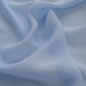 Hi Multi Chiffon Fabric - Baby Blue - Chiffon High Quality Design Fabric Sold By The Yard 60"