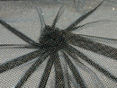 Fish Net Spandex Rhinestone Fabric - Spandex Fish Net Rhinestones Fabric - 15 Yard Roll