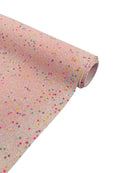 Stardust Glitter Vinyl - Blush Pink Iridescent - 54" Wide Crafting Glitter Vinyl Fabric Sold By The Yard