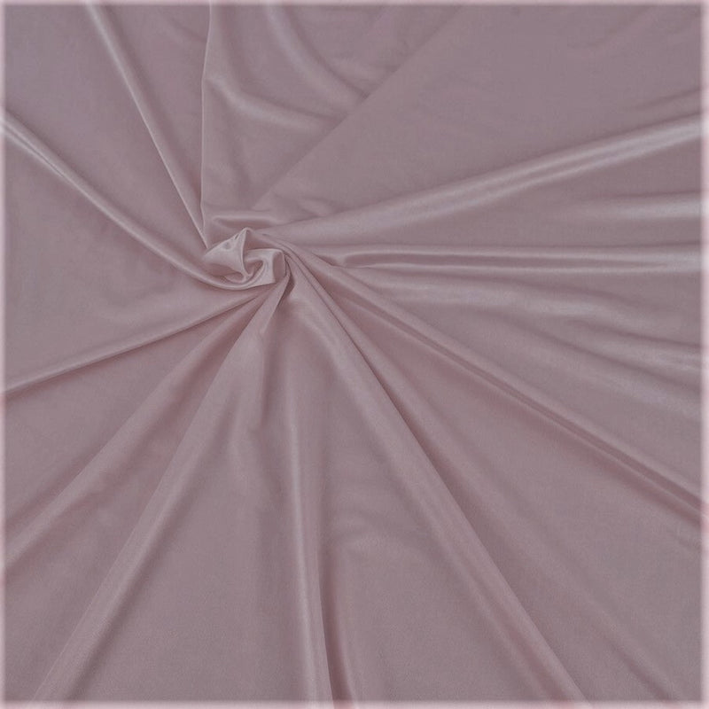 58" Shiny Milliskin Fabric - Blush - 4 Way Stretch Milliskin Shiny Fabric by The Yard (Pick a Size)