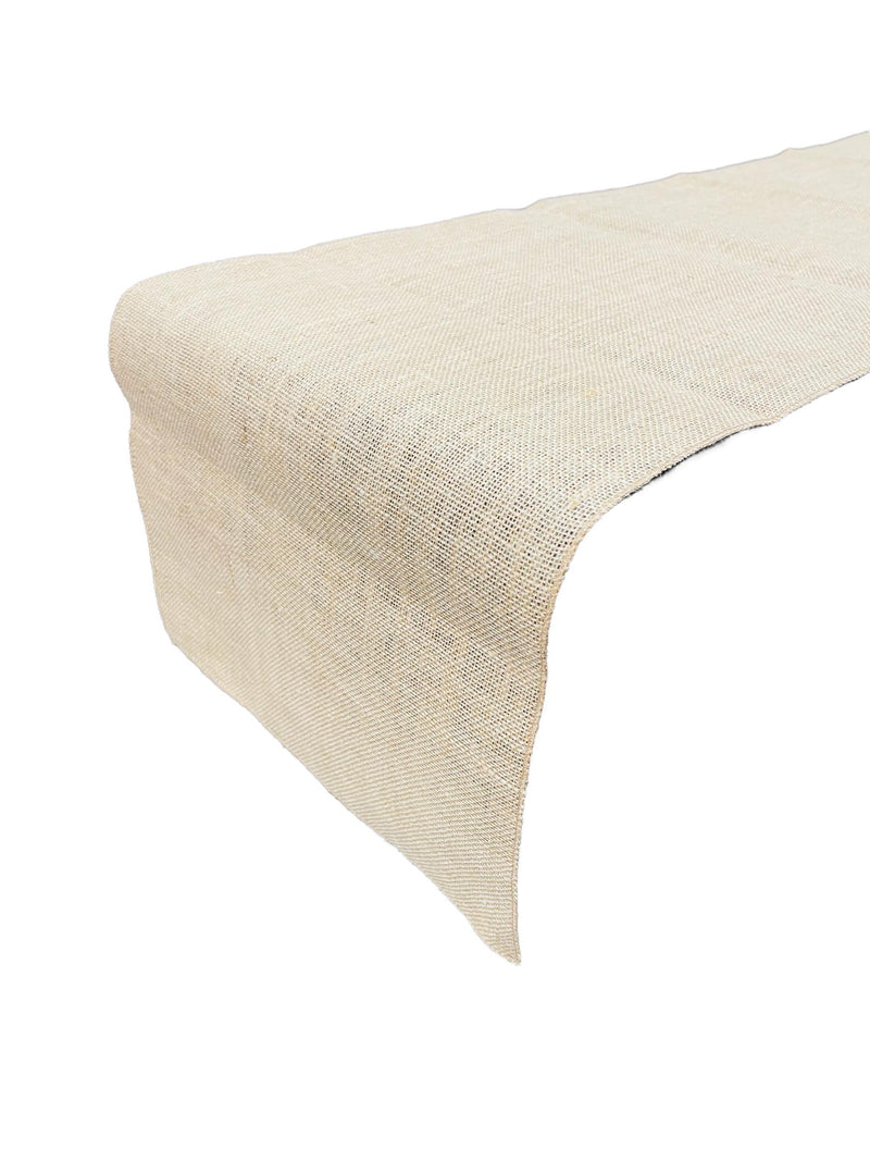 Burlap Fabric Table Runner - 14" x 90" Burlap Fabric Rectangular Table Runner for Table Decor