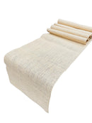 Burlap Fabric Table Runner - 14" x 90" Burlap Fabric Rectangular Table Runner for Table Decor