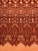 Royalty Sequin Fabric -  4 Way Stretch Royalty Mermaid Design - Pick Color - 25 Yards Roll