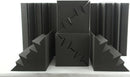 8 Pack Acoustic Foam Bass Trap Recording Studios Corner Wall 12" X 12" X 24" Bass Trap Kit Charco