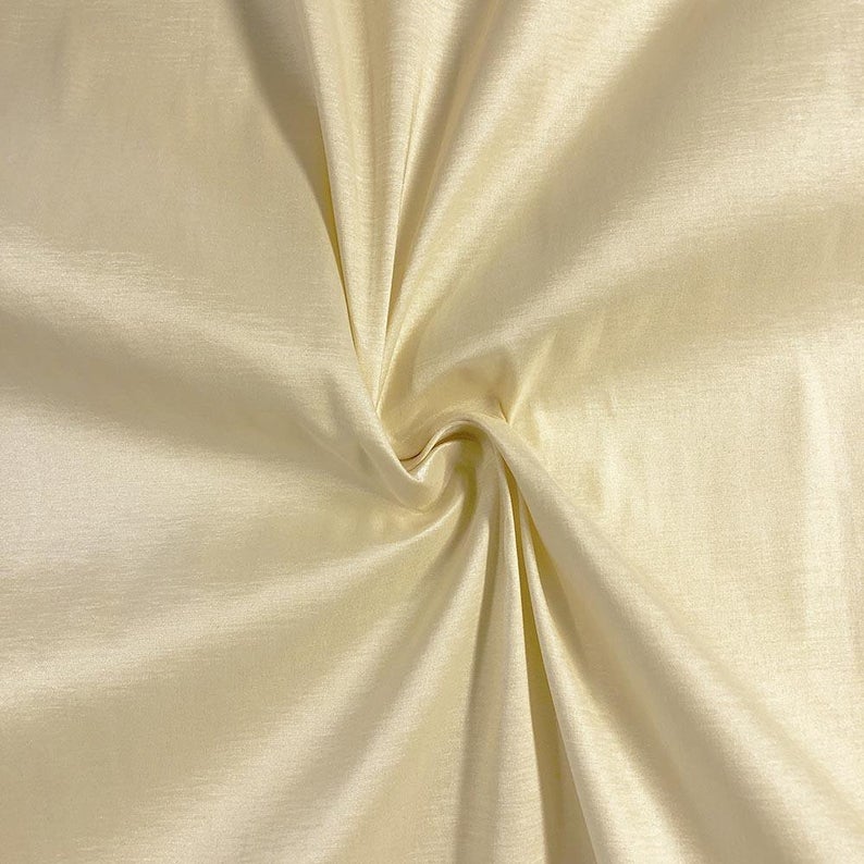 Stretch Taffeta Fabric - Beige - 58/60" Wide 2 Way Stretch - Nylon/Polyester/Spandex Stretch Fabric