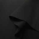 Scuba Fabric - Black - Neoprene Polyester Spandex 58/60" Wide Fabric Sold By The Yard