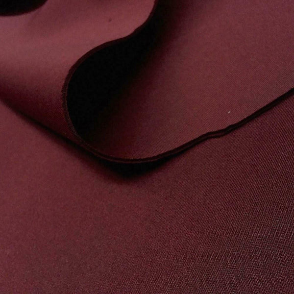 Scuba Fabric - Burgundy - Neoprene Polyester Spandex 58/60" Wide Fabric Sold By The Yard