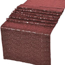 12" Sequins Table Runner - High Quality Shiny Sequin Fabric Table Runners (Pick Color & Size)