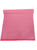 Chunky Glitter Vinyl - Candy Pink - 54" Wide Crafting Glitter Vinyl Fabric Sold By The Yard