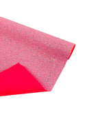 Chunky Glitter Vinyl - Candy Pink - 54" Wide Crafting Glitter Vinyl Fabric Sold By The Yard