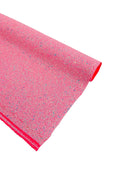 Chunky Glitter Vinyl - Candy Pink - 54" Wide Crafting Glitter Vinyl Fabric Sold By The Yard