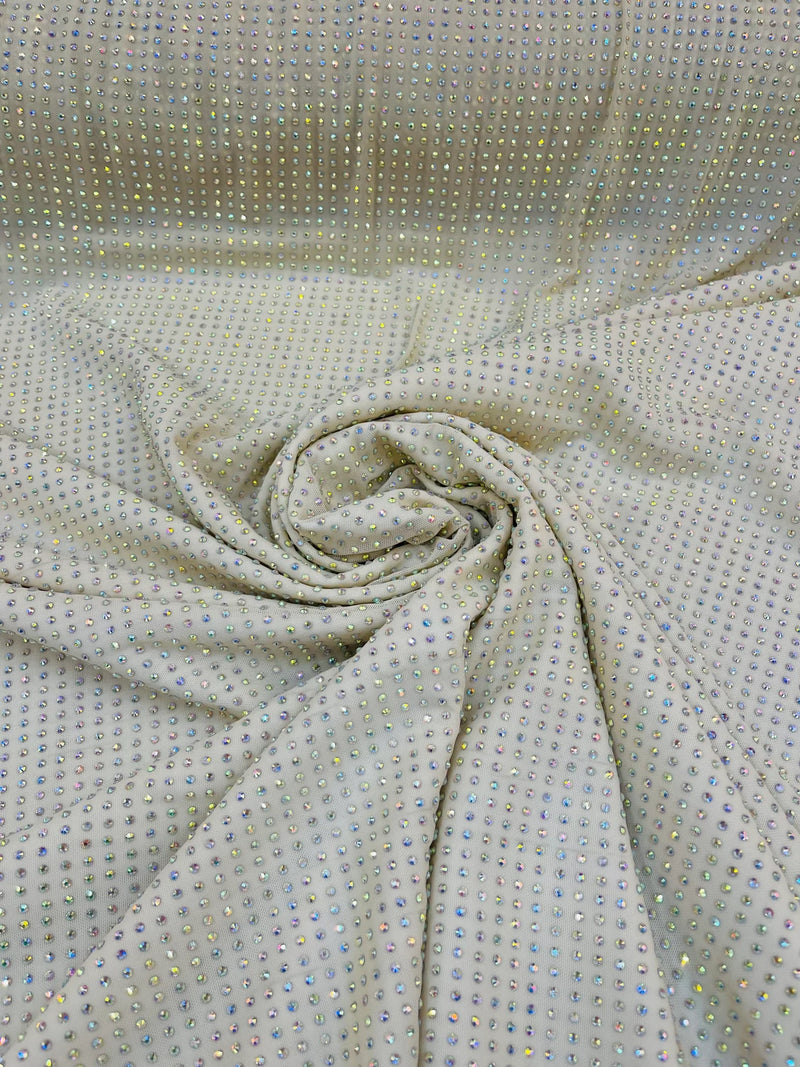 Champagne mesh outlet fabric