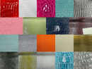 Alligator Embossed Vinyl Leather Fabric - Different Colors - Sold By The Yard