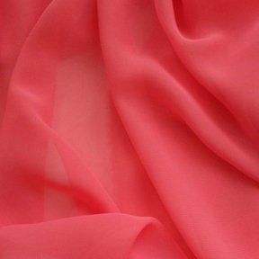 Hi Multi Chiffon Fabric - Coral - Chiffon High Quality Design Fabric Sold By The Yard 60"