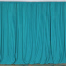 10 x 10 Ft - Turquoise - Curtain Polyester Backdrop Drapes Panels with Rod Pocket