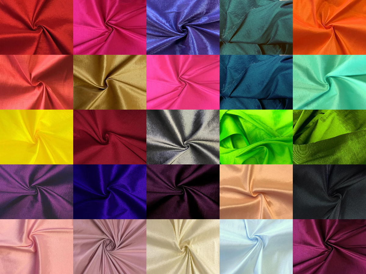 Stretch Taffeta Fabric 58/60" Wide 2 Way Stretch Nylon/Polyester/S