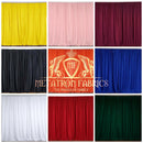 10 ft Wide X 15 ft Tall Curtain Polyester Backdrop High Quality Drape Rod Pocket [Pick A Color]