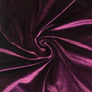 Stretch Velvet Fabric - 60''  Stretch Velvet Solid Fabric for Apparel, Craft, Sewing - 20 Yard Roll