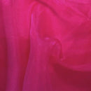 Organza Sparkle - Fuchsia - Crystal Sheer Fabric for Fashion, Crafts, Decorations 60" by Yard