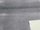 Alligator Embossed Vinyl Leather Fabric - Different Colors - Sold By The Yard