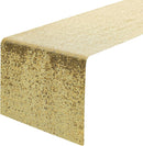 12" Sequins Table Runner - High Quality Shiny Sequin Fabric Table Runners (Pick Color & Size)
