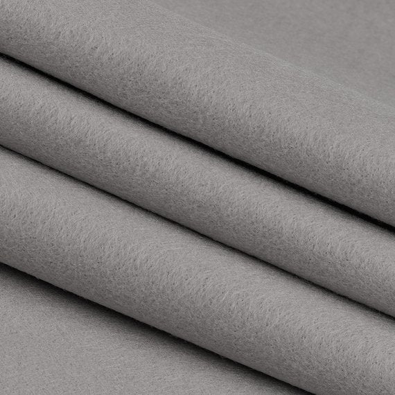 Acrylic Felt Fabric White / 72 Wide/Sold by The Yard