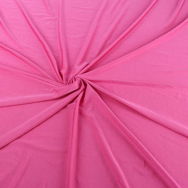 58" Shiny Milliskin Fabric - Hot Pink - 4 Way Stretch Milliskin Shiny Fabric by The Yard (Pick a Size)