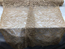 Beaded Zebra Pattern Fabric Champagne Embroidered Hand beaded Lace Design Fabrics By The Yard
