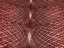 4 Way Stretch Sequins Geometric Fabric Burgundy Lace Mesh Dress Fashion Design Fabrics By The Yard