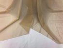 Power Mesh Fabric By The Yard - Light Champagne  - Nylon Lycra Spandex 4 Way Stretch Fabric  58"/60"