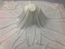 Power Mesh Fabric By The Yard - Off-White - Nylon Lycra Spandex 4 Way Stretch Apparel Fabric  58"/60"