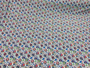Sugar Skull Print - Baby Blue - Sugar Skull Day of The Dead Dia De Los Muertos Spandex Fabric By Yard