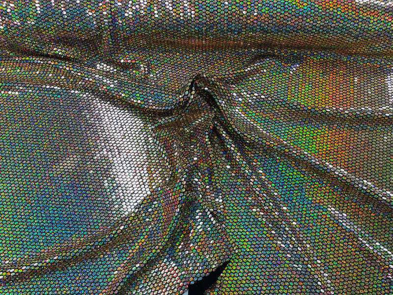holographic silver fabric  Silver fabric, Holographic fabric