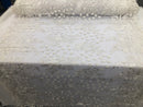 White - Mini 3D Flower Embroidered Mesh Sequins And Beaded Fabric Sold By The Yard