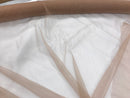 Mesh Fabric By The Yard - Nude - 2 Way Stretch Apparel Fabric  58"/60"