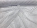English Netting - White - Mesh Net Fabric For Bridal Veil & Wedding Decor - By The Yard 58"/60"
