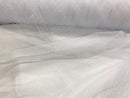 English Netting - White - Mesh Net Fabric For Bridal Veil & Wedding Decor - By The Yard 58"/60"