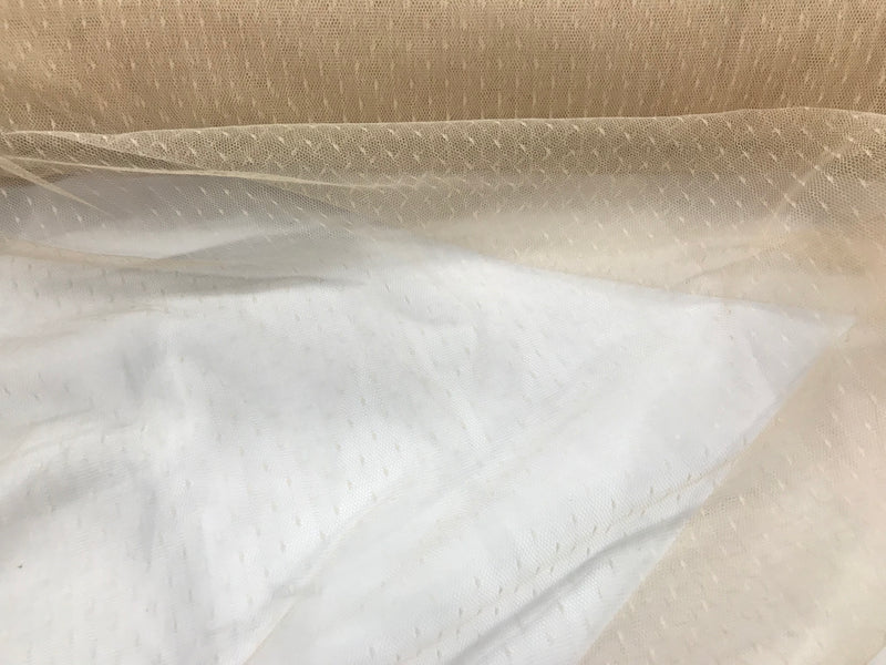 English Netting - Skin - Mesh Net Fabric For Bridal Veil & Wedding Decor - By The Yard 58"/60"