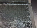 Mini Glitz Sequins - Hologram Silver - Stretch Shiny Sequins Mesh Fabric Sold By The Yard