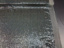 Silver Holographic Mini Glitz Sequins - by yard - 4Way Stretch Shiny Sequins Mesh Fabric