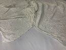 Geometric Sequins Fabric with 4 Way Stretch - Ivory-  Elegant Lace Fabrics Sold By The Yard