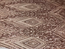 Geometric Sequins Fabric with 4 Way Stretch - Rose Gold -  Elegant Lace  Fabrics Sold By The Yard