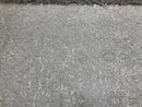 White Beaded Fabric 3D Damask Design Embroidered 3D Pattern Design Fabric on Mesh Sold By The Yard